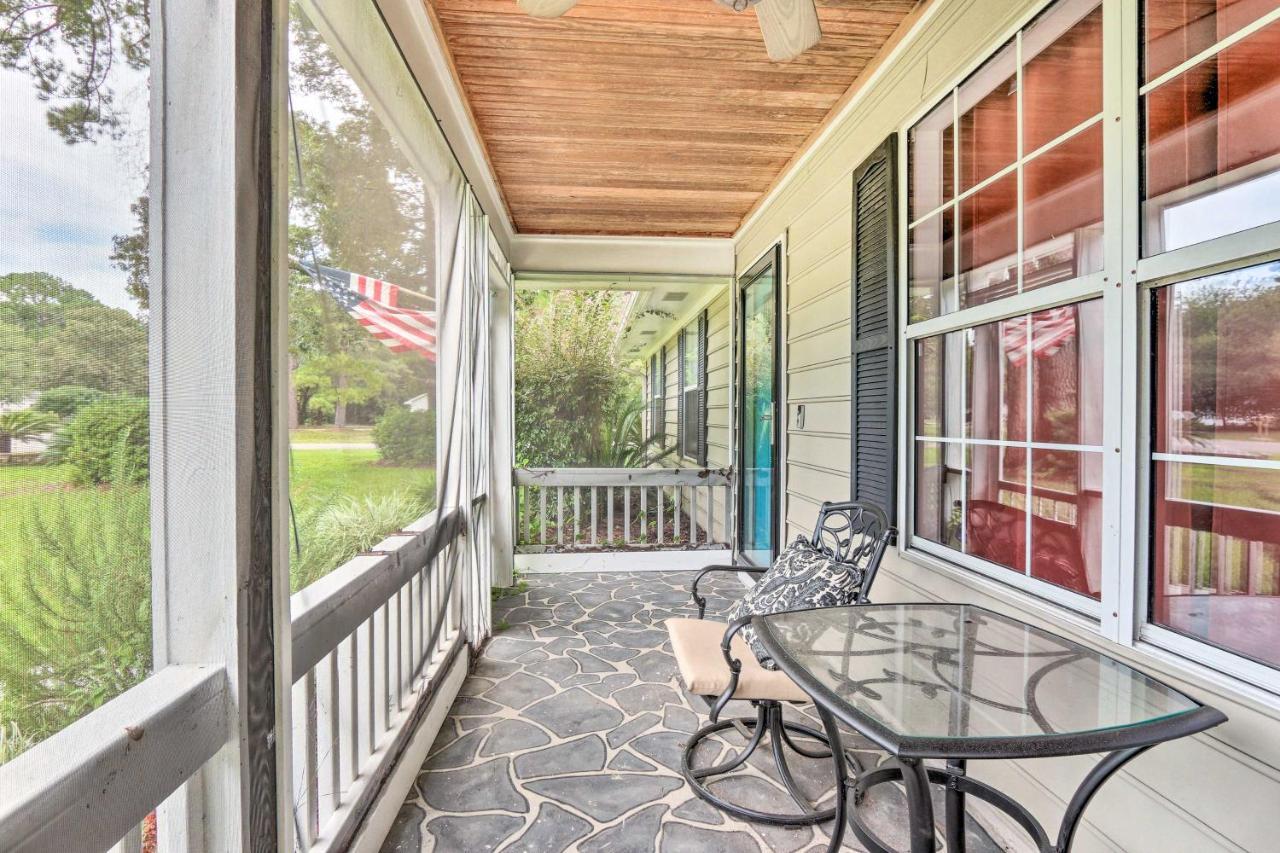 Peaceful Beaufort Home With Front Porch And Grill Luaran gambar